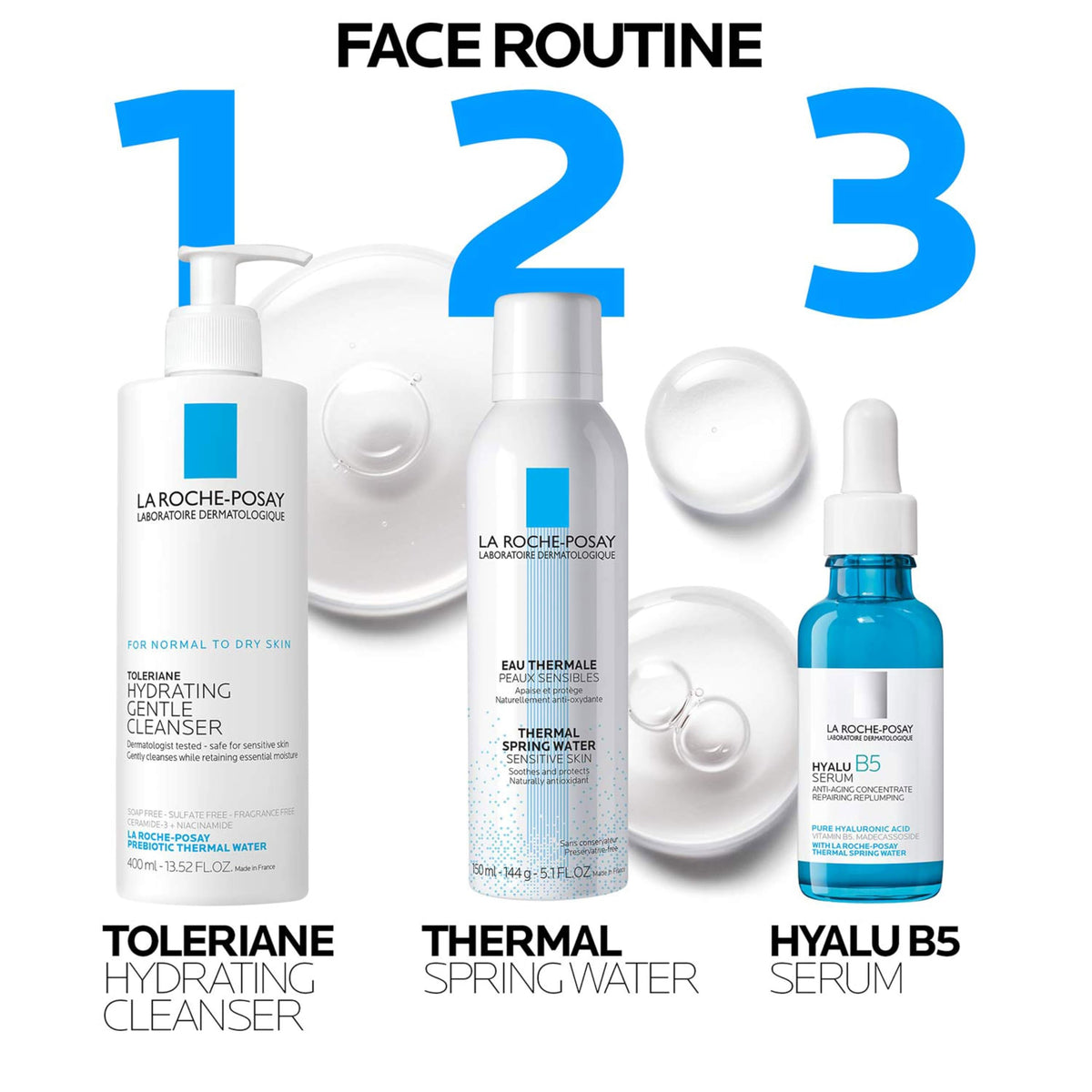 La Roche-Posay Thermal Spring Water Face Mist in lifestyle setting