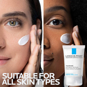 La Roche-Posay Toleriane Double Repair Face Moisturizer application on skin
