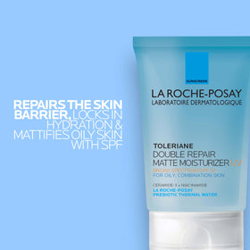 La Roche-Posay Toleriane Double Repair Matte Face Moisturizer SPF 30 texture close-up