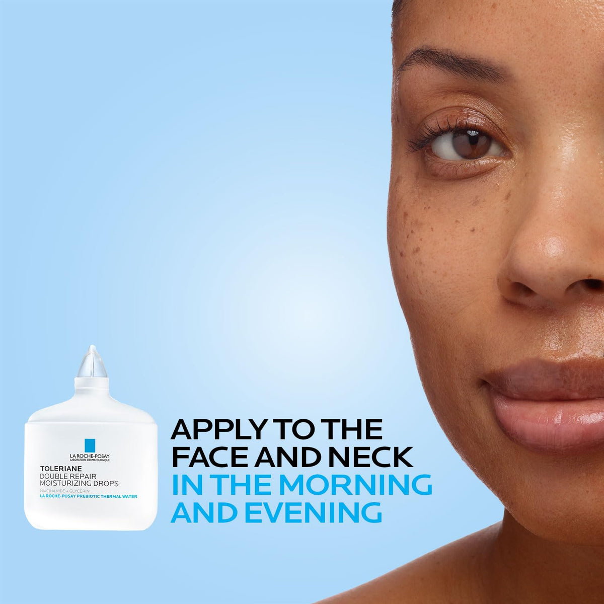 La Roche-Posay Toleriane Double Repair Moisturizing Drops with other skincare products