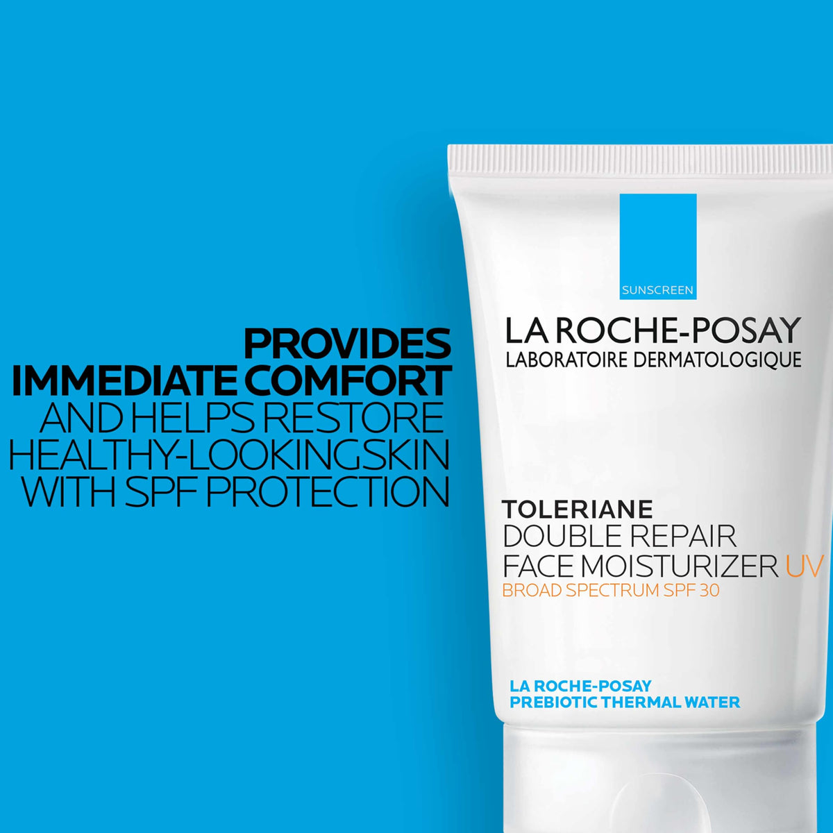 La Roche-Posay Toleriane Double Repair UV Face Moisturizer with packaging