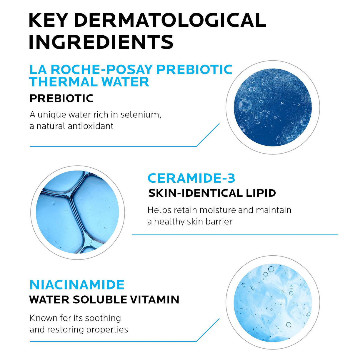 La Roche-Posay Toleriane face wash and moisturizer on a bathroom counter