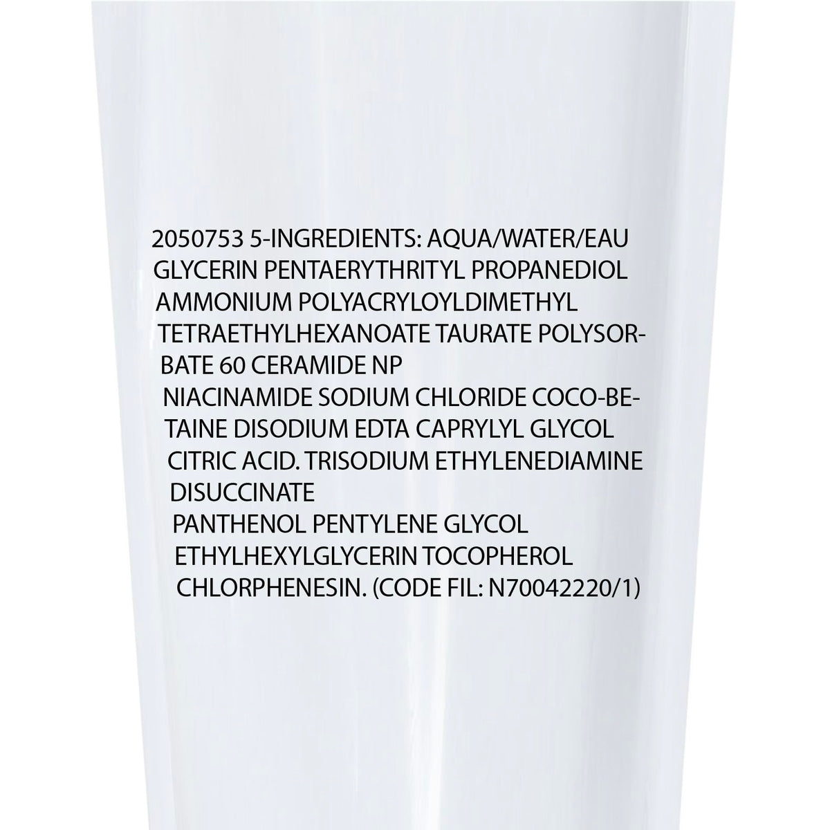 La Roche-Posay Toleriane Gentle Cleanser application on hand