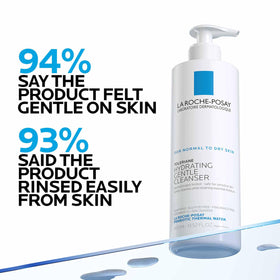 La Roche-Posay Toleriane Gentle Cleanser side view with pump