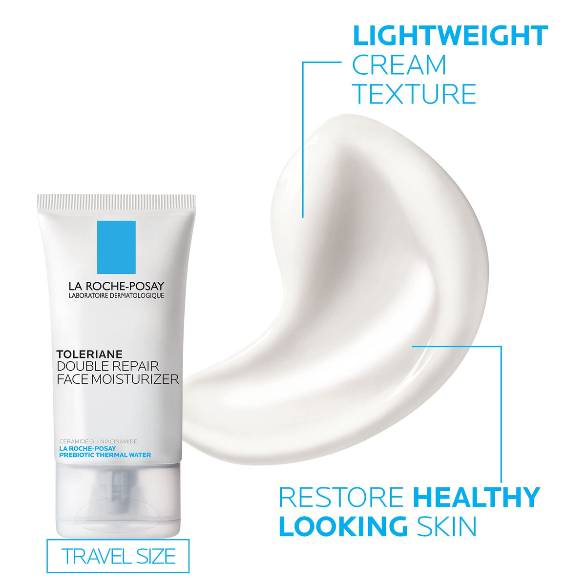 La Roche-Posay Toleriane Gentle Skin Care Set with natural background