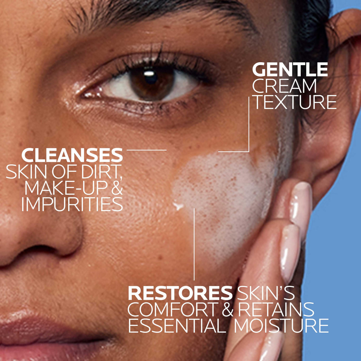 La Roche-Posay Toleriane Hydrating Gentle Cleanser 450g side view