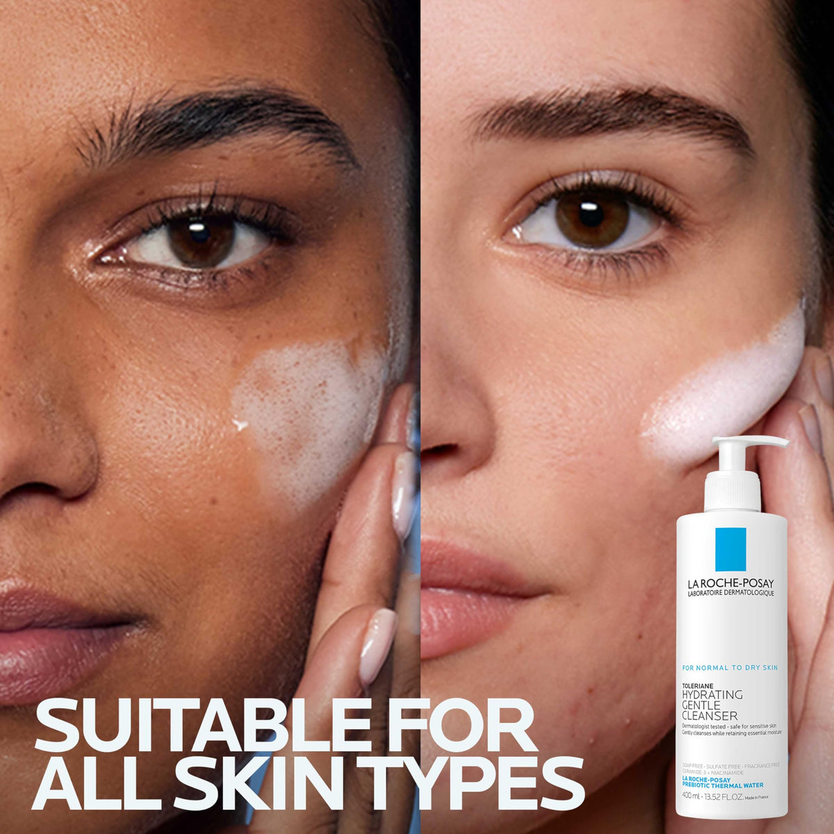 La Roche-Posay Toleriane Hydrating Gentle Cleanser 450g with ingredients