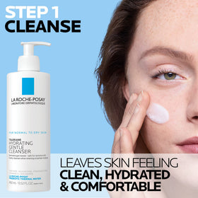 La Roche-Posay Toleriane Hydrating Gentle Cleanser tube with product details