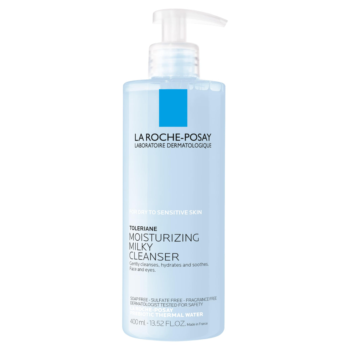 La Roche-Posay Toleriane Moisturizing Milky Cleanser 13.5oz front view