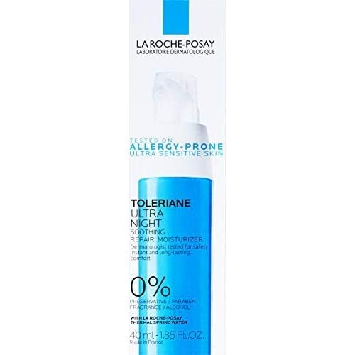 La Roche-Posay Toleriane Night Cream group shot with other skincare products