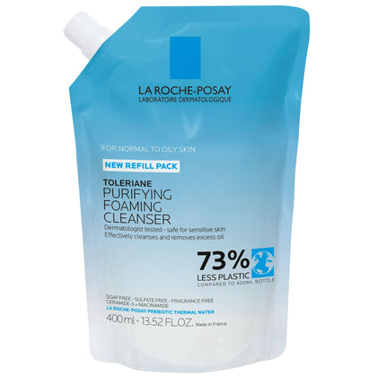 La Roche-Posay Toleriane Purifying Foaming Cleanser front view 13.52oz