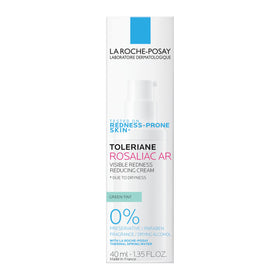 La Roche-Posay Toleriane Rosaliac AR Redness Face Cream in a bathroom setting
