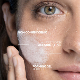 La Roche-Posay Vitamin C Brightening Face Wash texture close-up