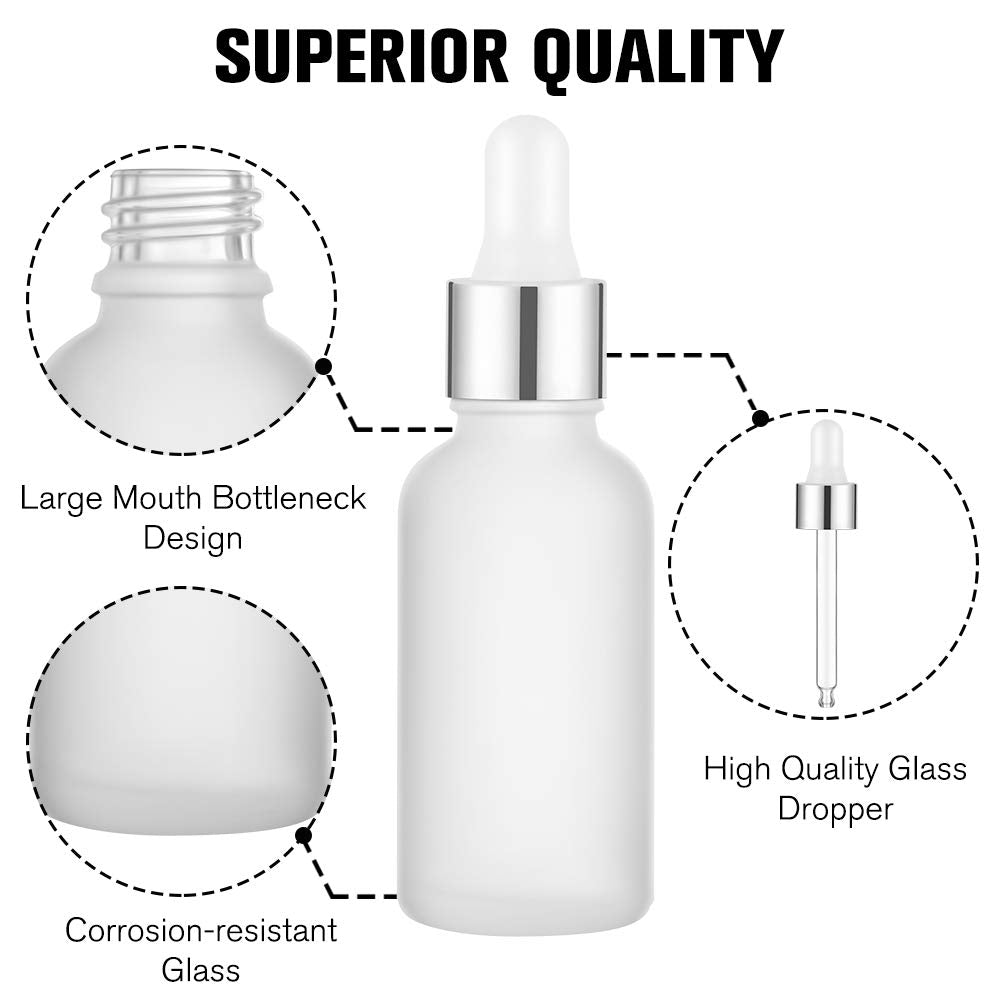 Labeling options for PrettyCare eye dropper bottles
