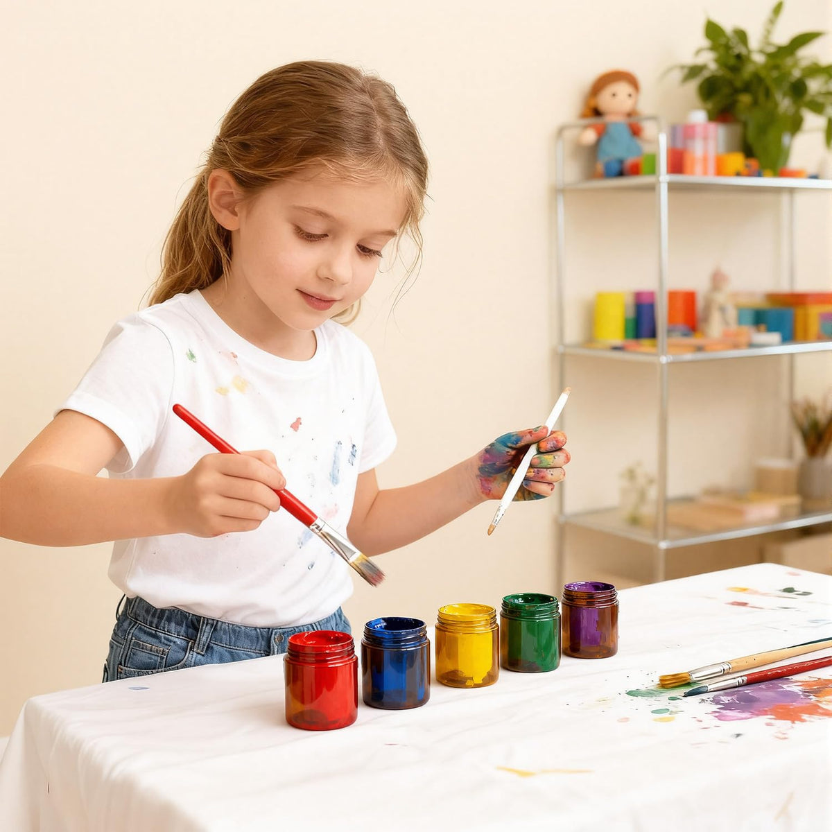 Labeling options on Loretoy jars with stickers