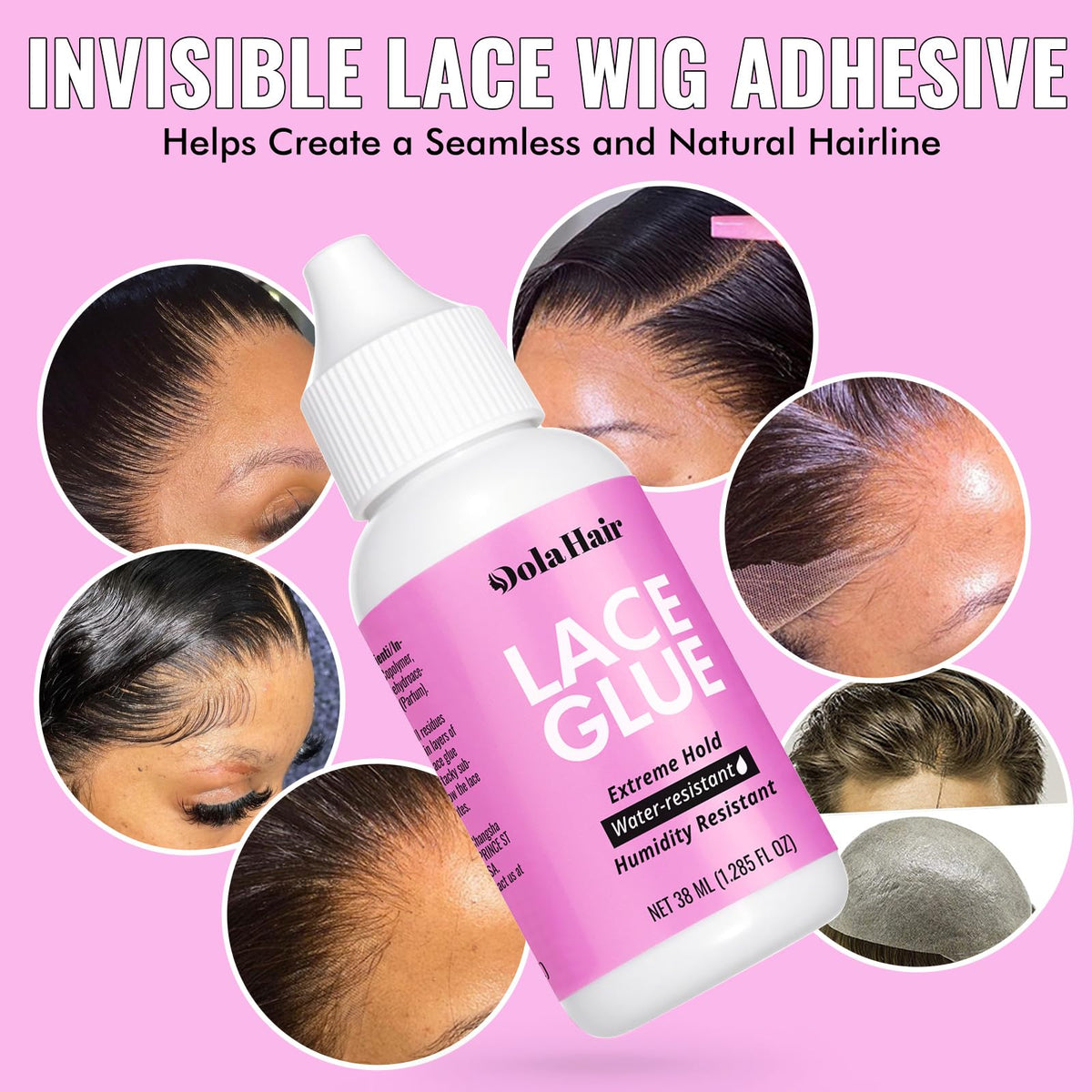Lace Melting Bands included in the kit