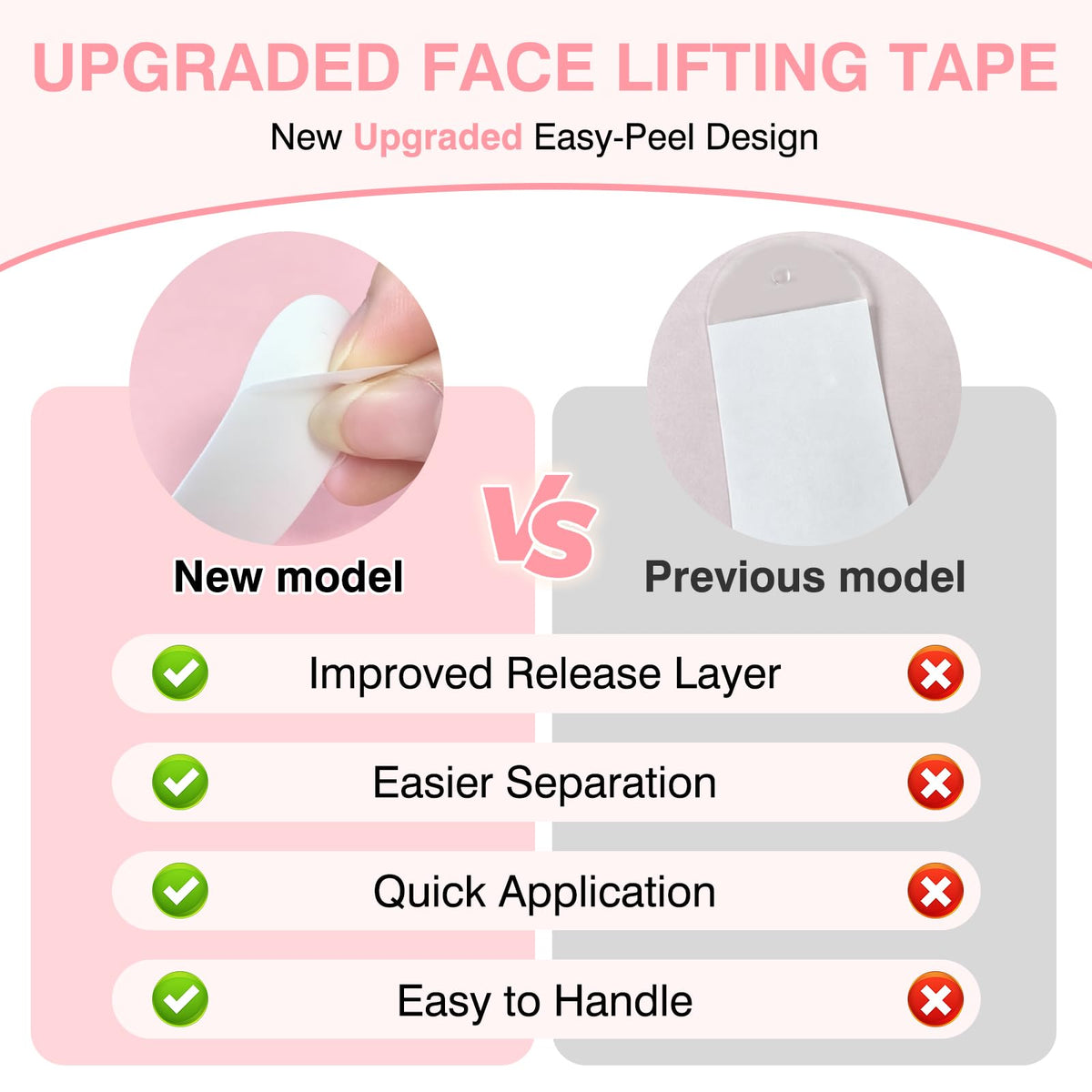 LadPemo Face Lift Tape in use during a makeup application