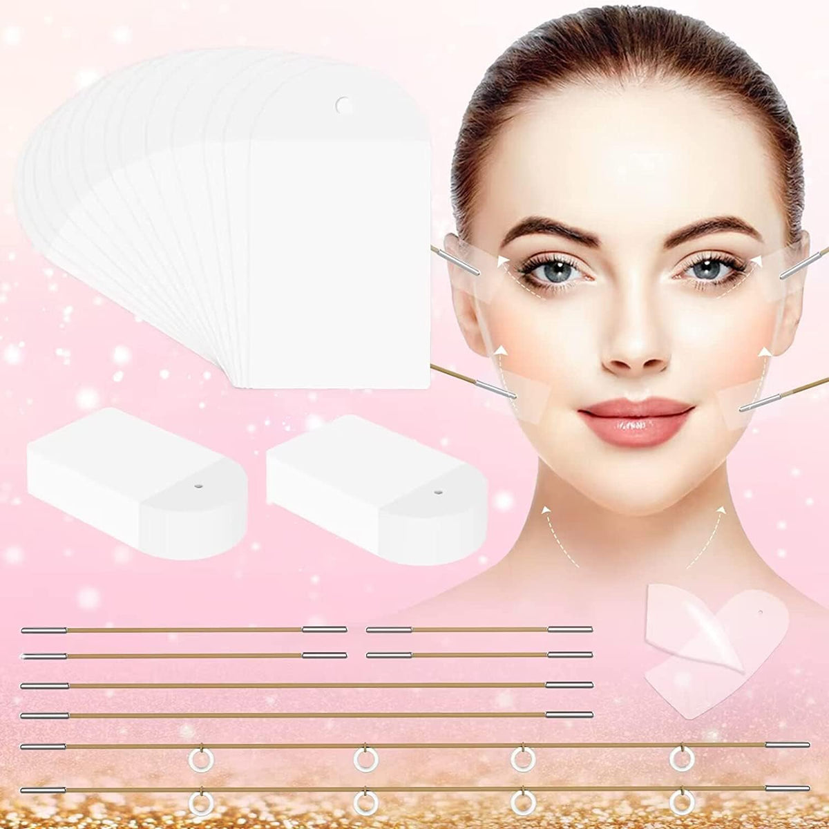 LadPemo Face Lift Tape Invisible front view with packaging