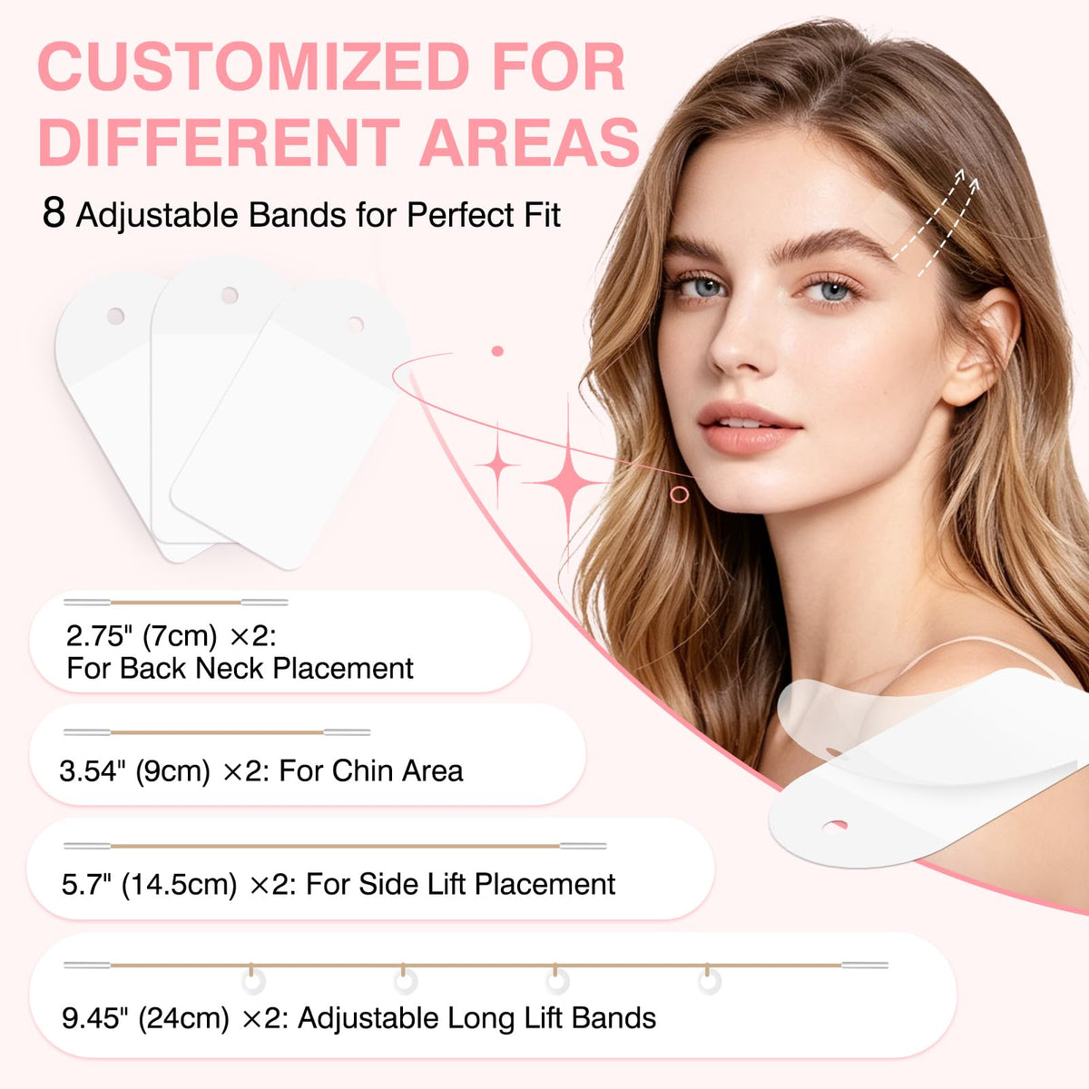 LadPemo Face Lift Tape packaging details and instructions
