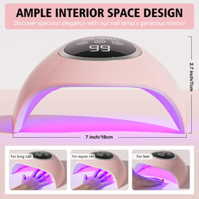 LadyMisty 72W UV LED Nail Lamp side view