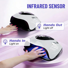 LadyMisty nail lamp in use with hands inside