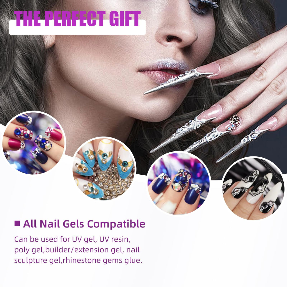LadyMisty nail lamp with portable handle for easy transport
