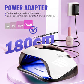 LadyMisty UV LED Nail Lamp with detachable base