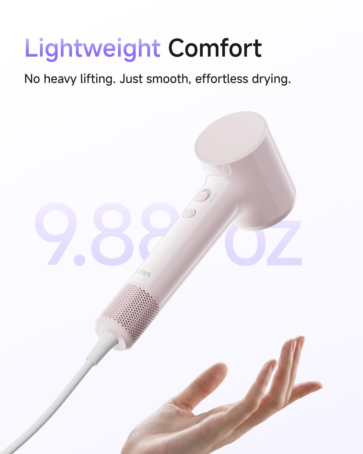 Laifen Air Hair Dryer back view