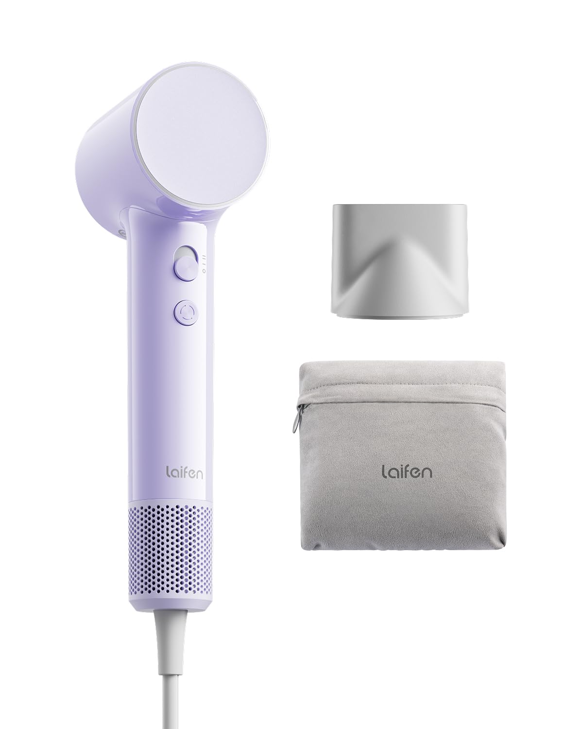 Laifen Air hair dryer purple front view