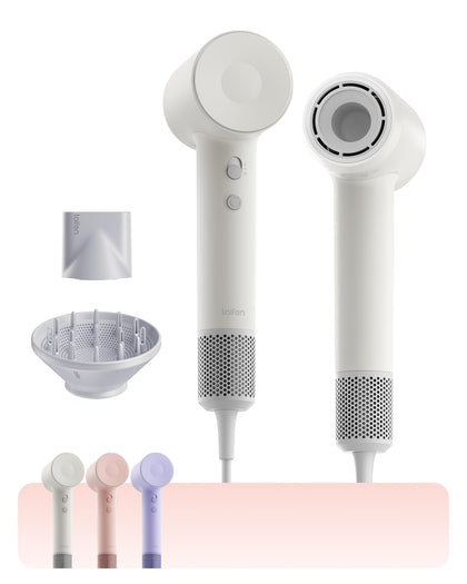 Laifen SE 2 Hair Dryer front view in matte white