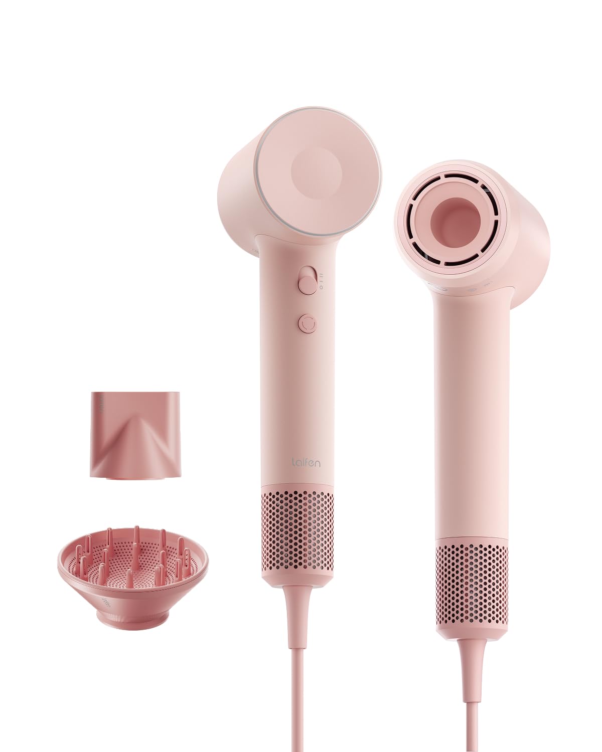 Laifen SE 2 Hair Dryer front view in pink