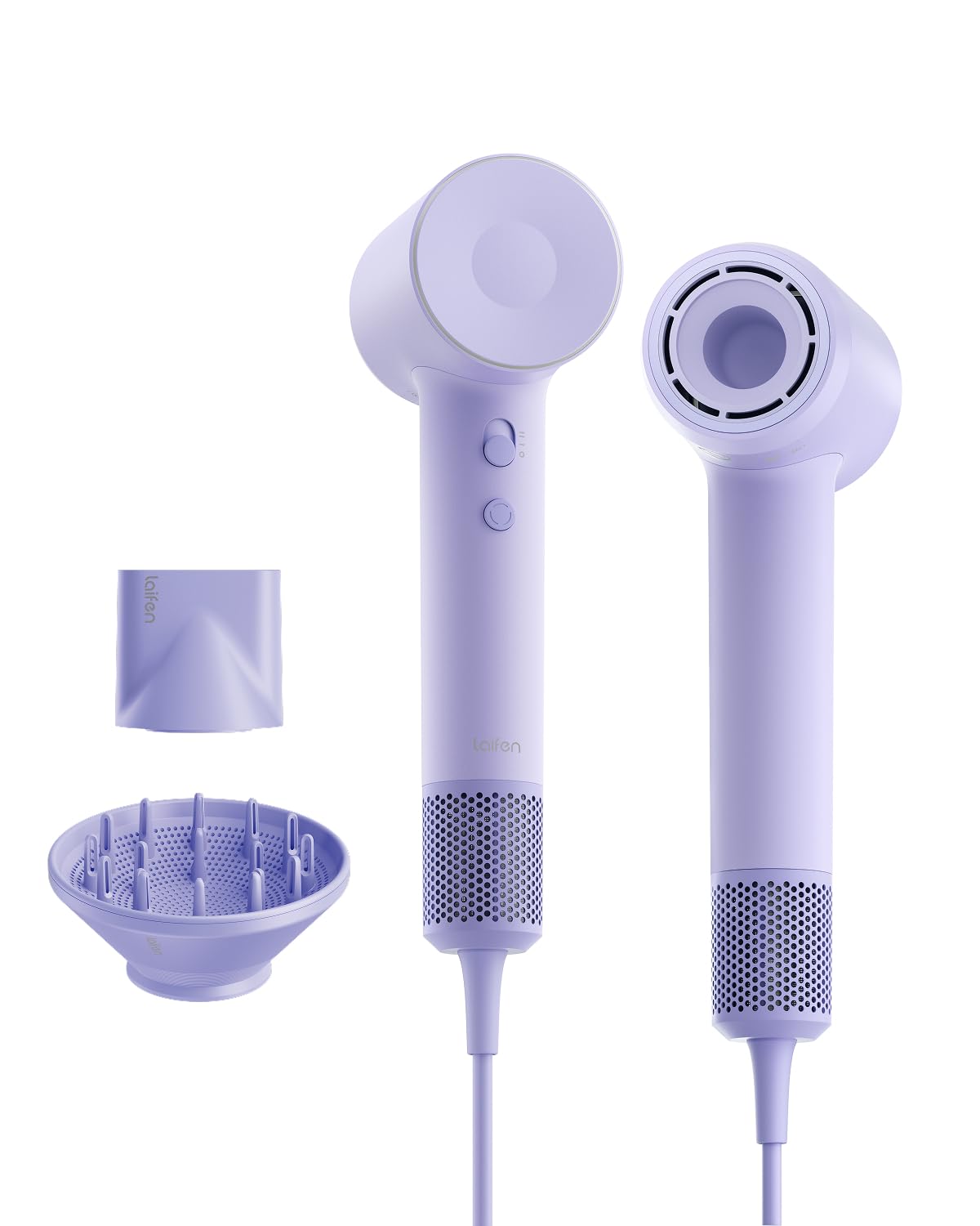 Laifen SE 2 Hair Dryer purple model front view