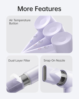 Laifen SE Lite hair dryer demonstrating low-noise operation