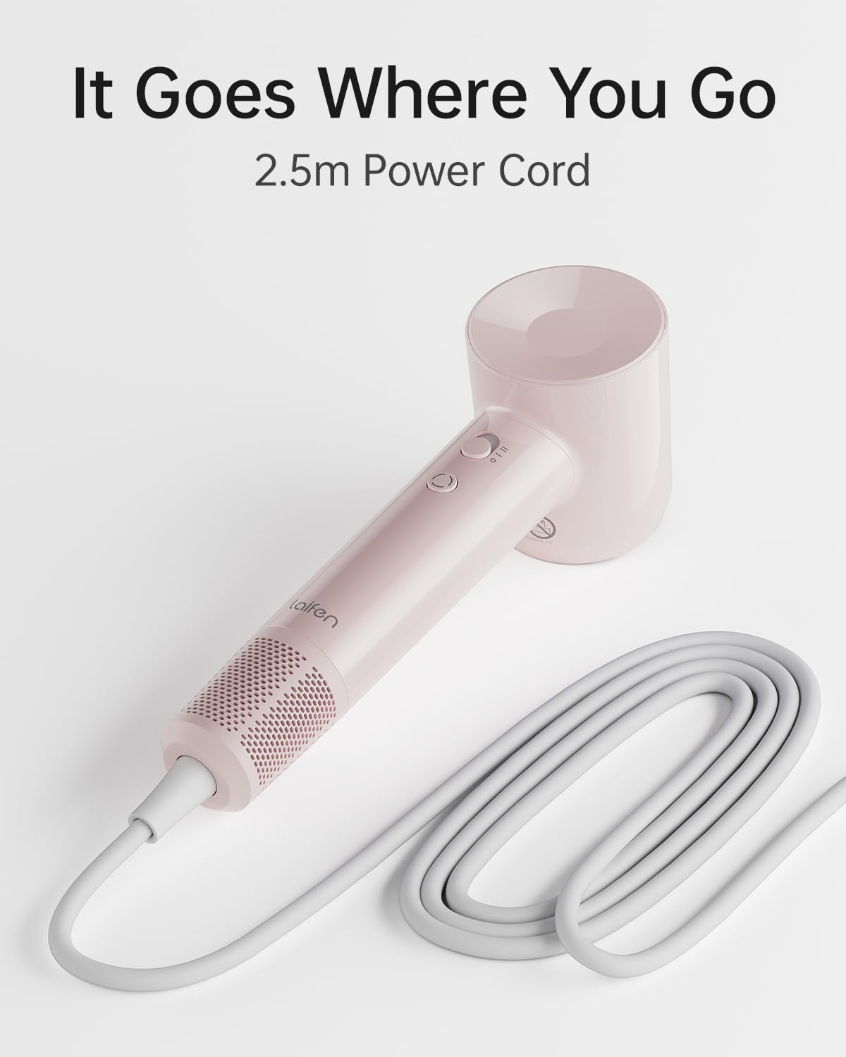 Laifen SE Lite Ionic Hair Dryer concentrator nozzle close-up