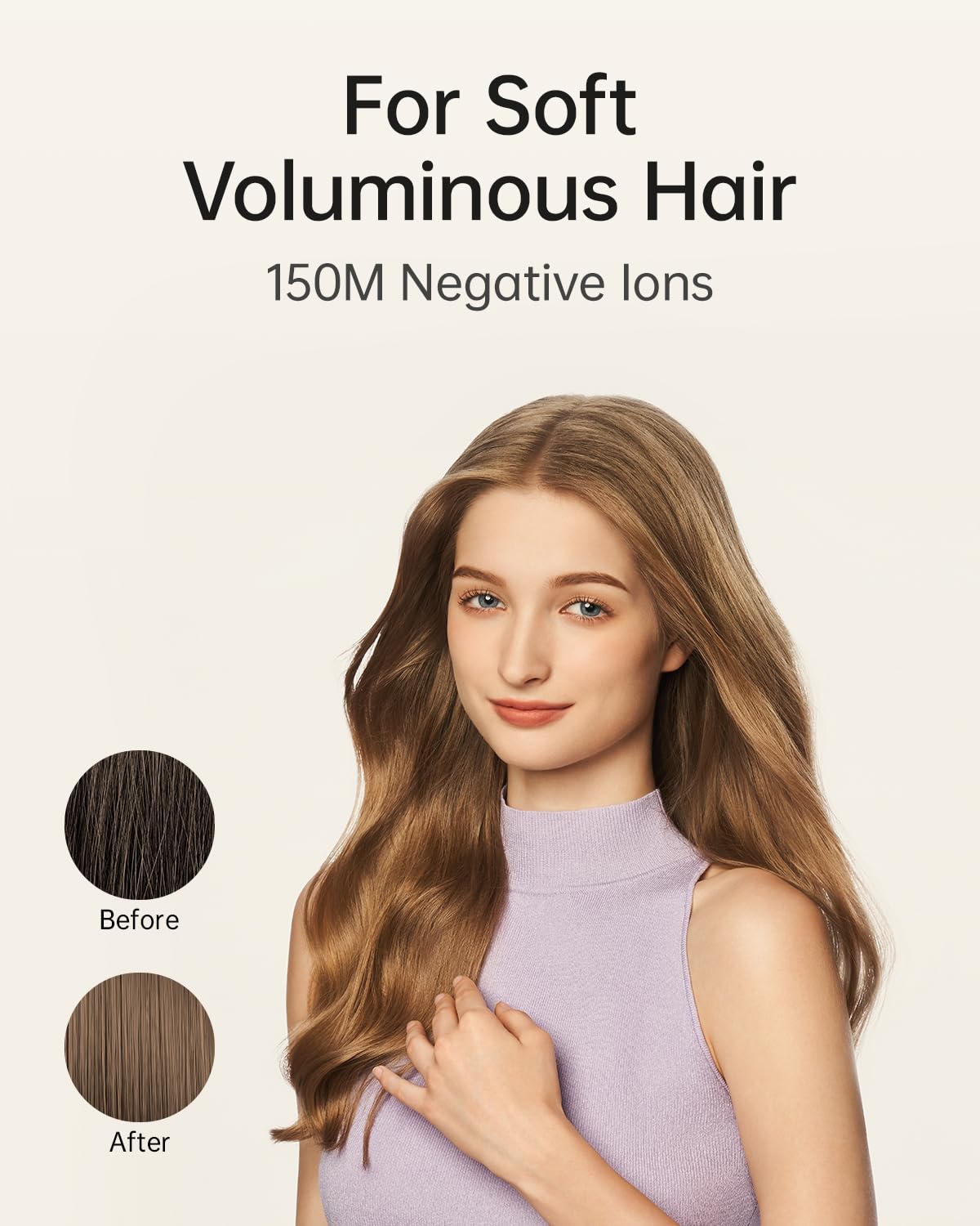 Laifen SE Lite Ionic Hair Dryer smooth nozzle for sleek styles