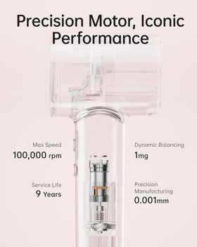 Laifen SE Lite Ionic Hair Dryer with diffuser attachment