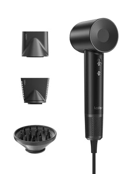 Laifen Swift Hair Dryer front view in black