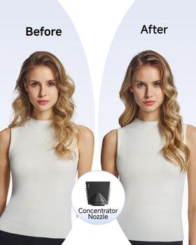 Laifen Swift Hair Dryer in use with airflow demonstration