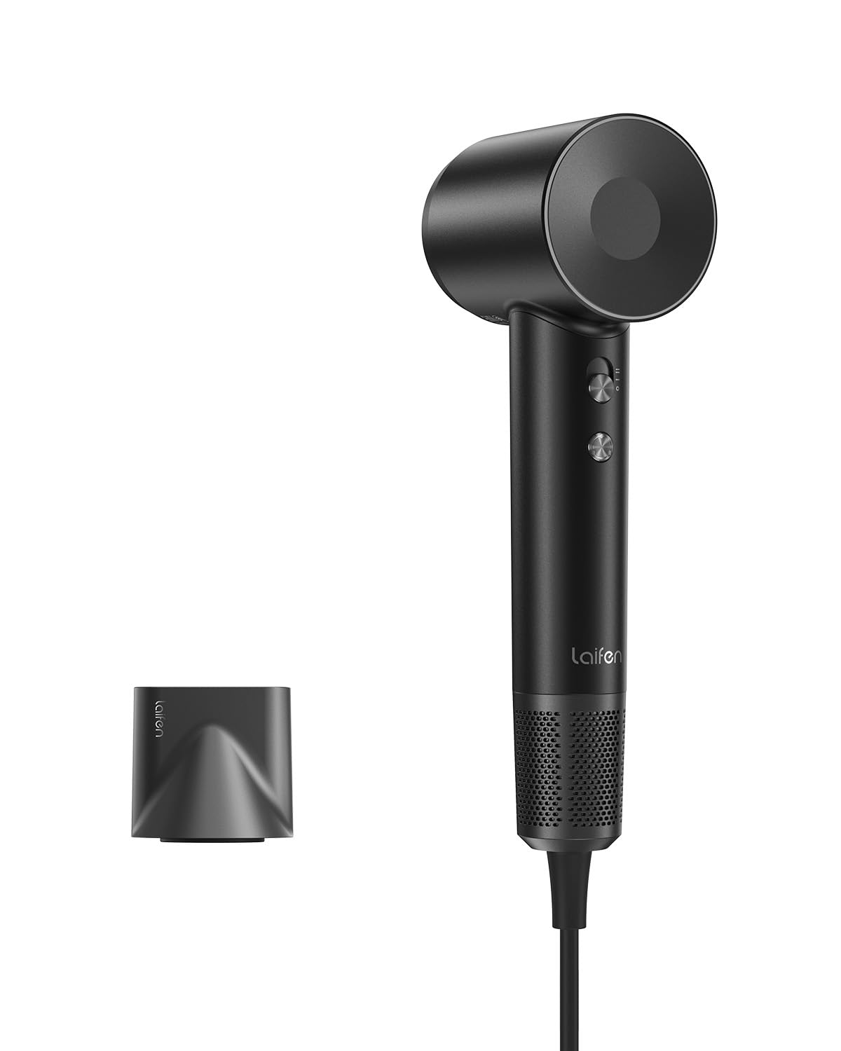 Laifen Swift High-Speed Hair Dryer front view in black