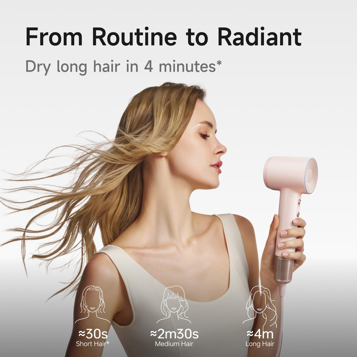 Laifen Swift Premium Hair Dryer side view
