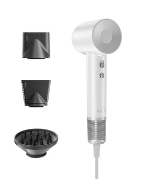 Laifen Swift Professional Hair Dryer front view in white