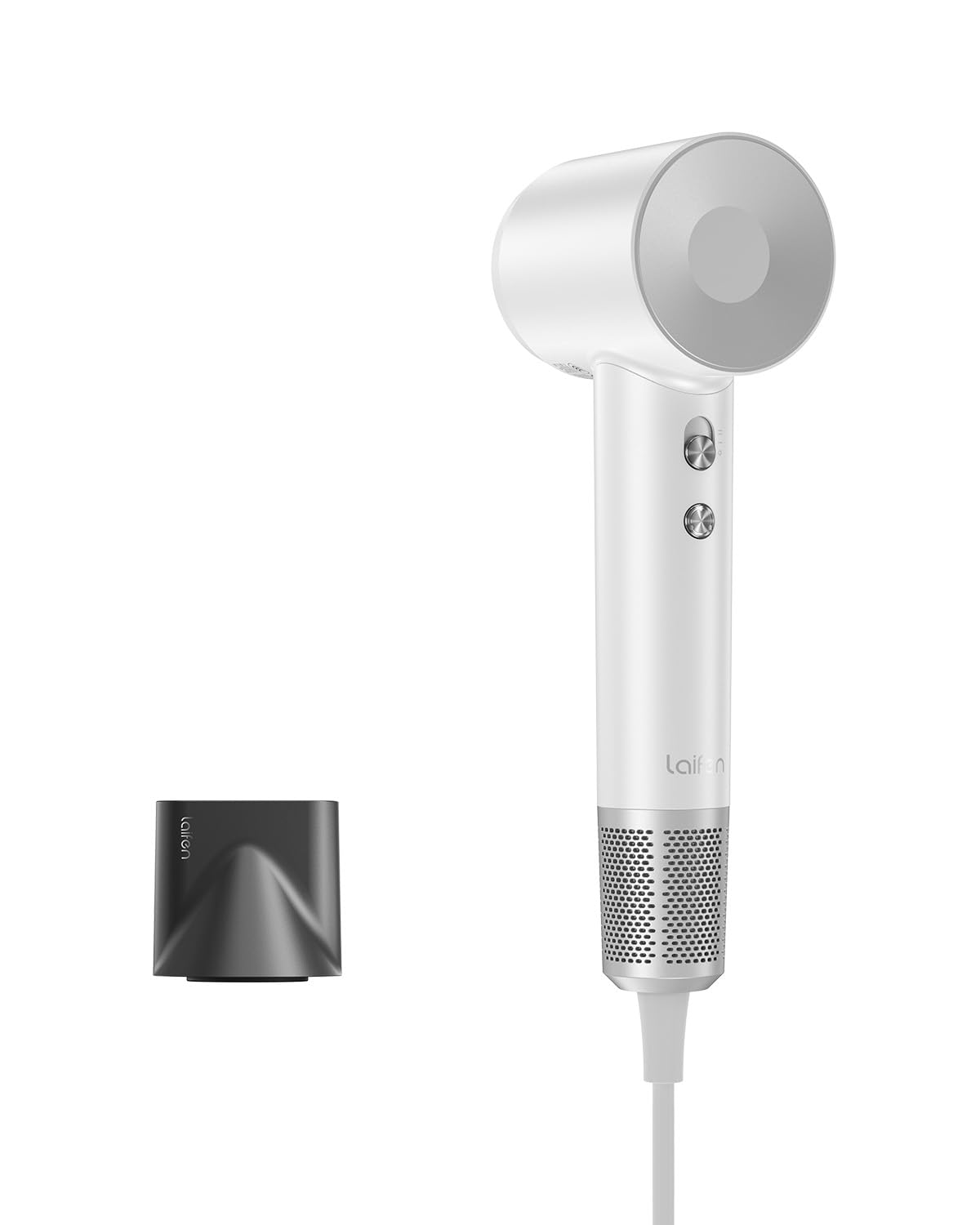 Laifen Swift Professional High-Speed Hair Dryer front view in white