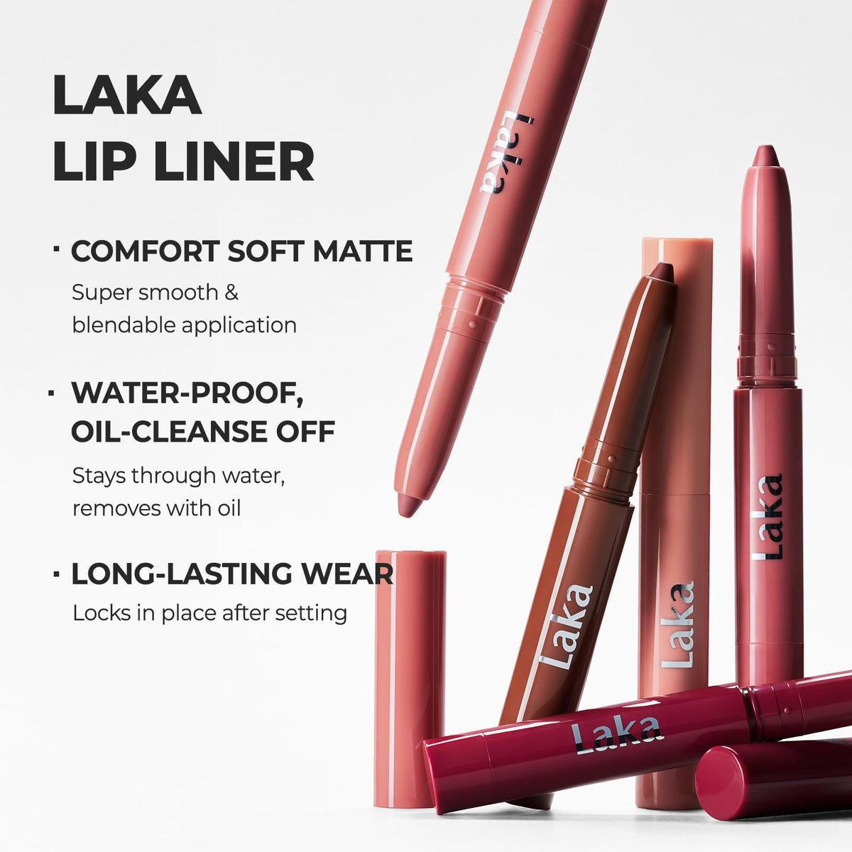Laka Lip Liner #01 Bare Memory close-up of tip