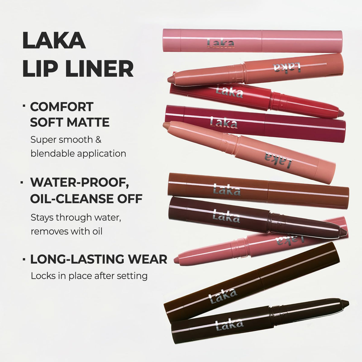 Laka Lip Liner #03 Hazelnut Latte swatch on skin