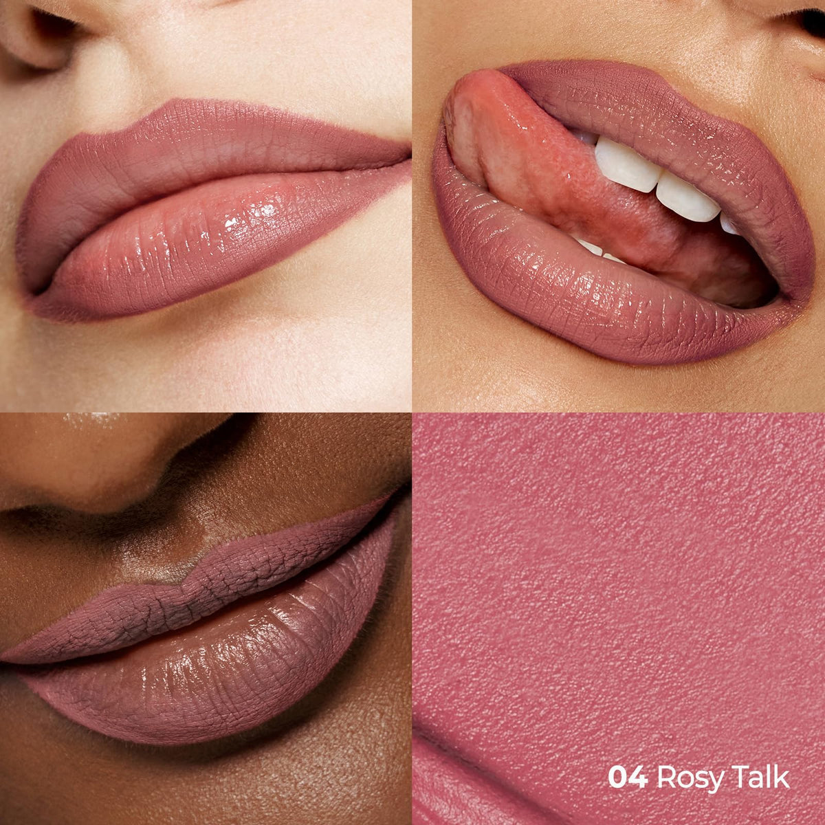 Laka Lip Liner #04 Rosy Talk showing the pencil tip