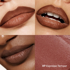 Laka Lip Liner #07 Espresso Temper showing smooth application on skin