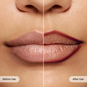 Laka Lip Liner Velvet Hour in use on model