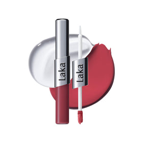 Laka Perfect Twin Lip dual-ended lipstick and gloss in #907 Gentle Rose