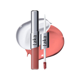 Laka Perfect Twin Lip dual-ended lipstick and gloss pen front view