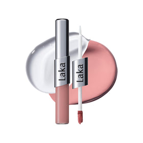 Laka Perfect Twin Lip dual-ended matte liquid lipstick and clear gloss